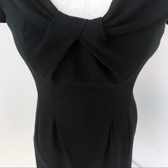Vintage Moschino 6 Retro Work Cocktail Dress Black - Picture 3 of 12